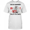 Georgia Bulldogs beat Alabama Crimson Tide 2025 SEC Championship King Of The South score shirt