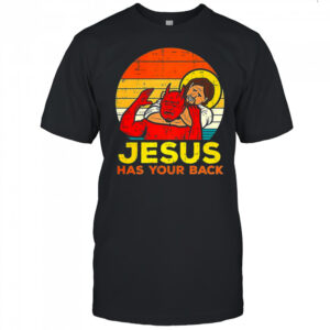 Jesus has your back Jiu Jitsu Christian vintage shirt