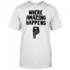 Kevin Durant where amazing happens shirt