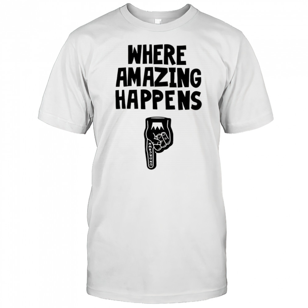Kevin Durant where amazing happens shirt