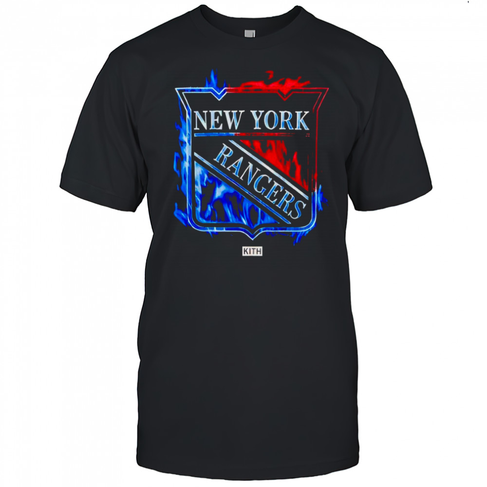 Kith for the New York Rangers Fire Vintage Jones shirt