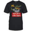 Move back you suck Gator yellow flag shirt