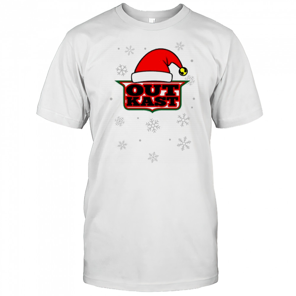 Outkast Santa Hat Christmas Logo T-shirt