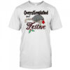 Overstimulated but Festive opossum Christmas shirt