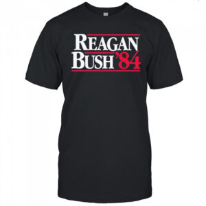 Reagan Bush ’84 campaign sticker shirt