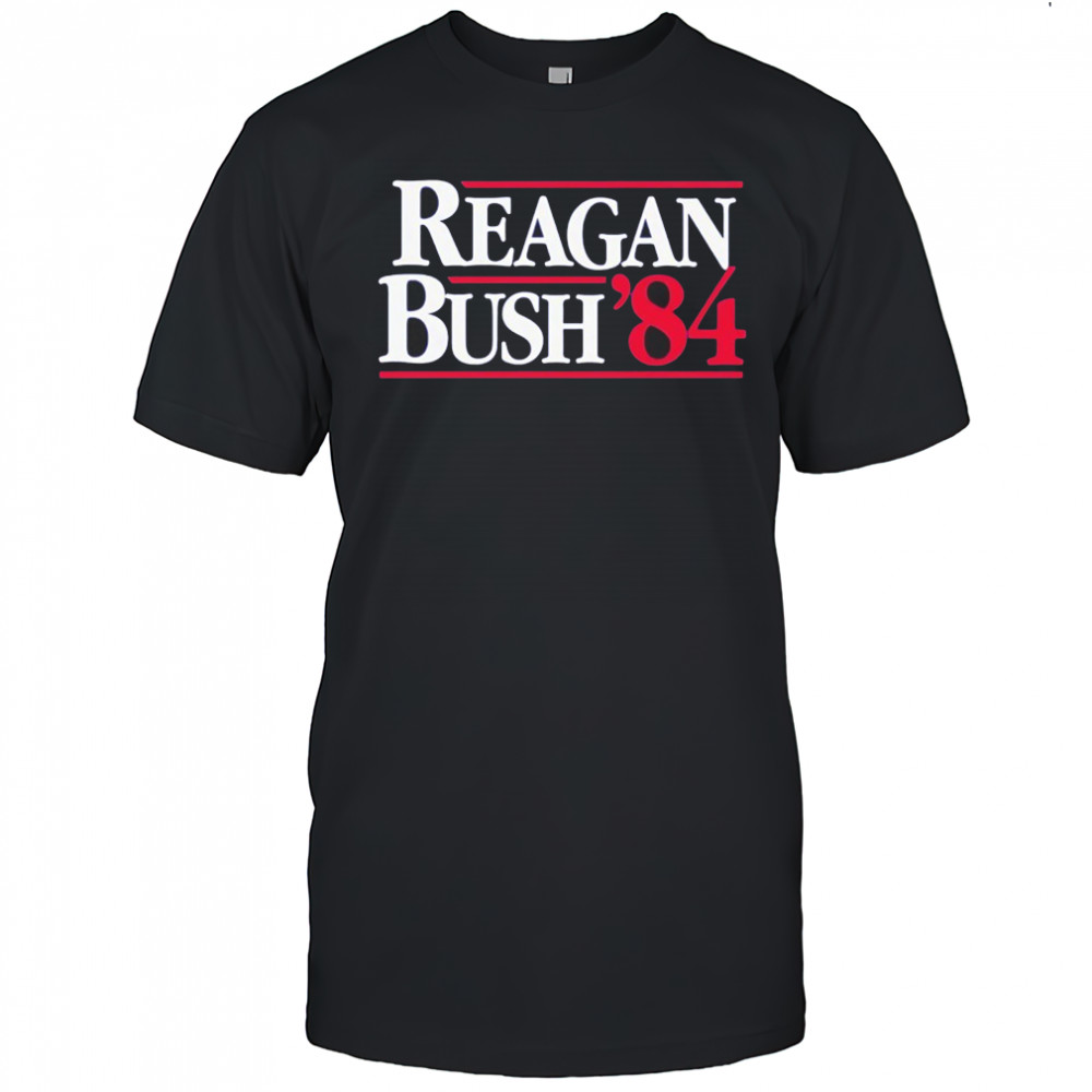 Reagan Bush ’84 campaign sticker shirt