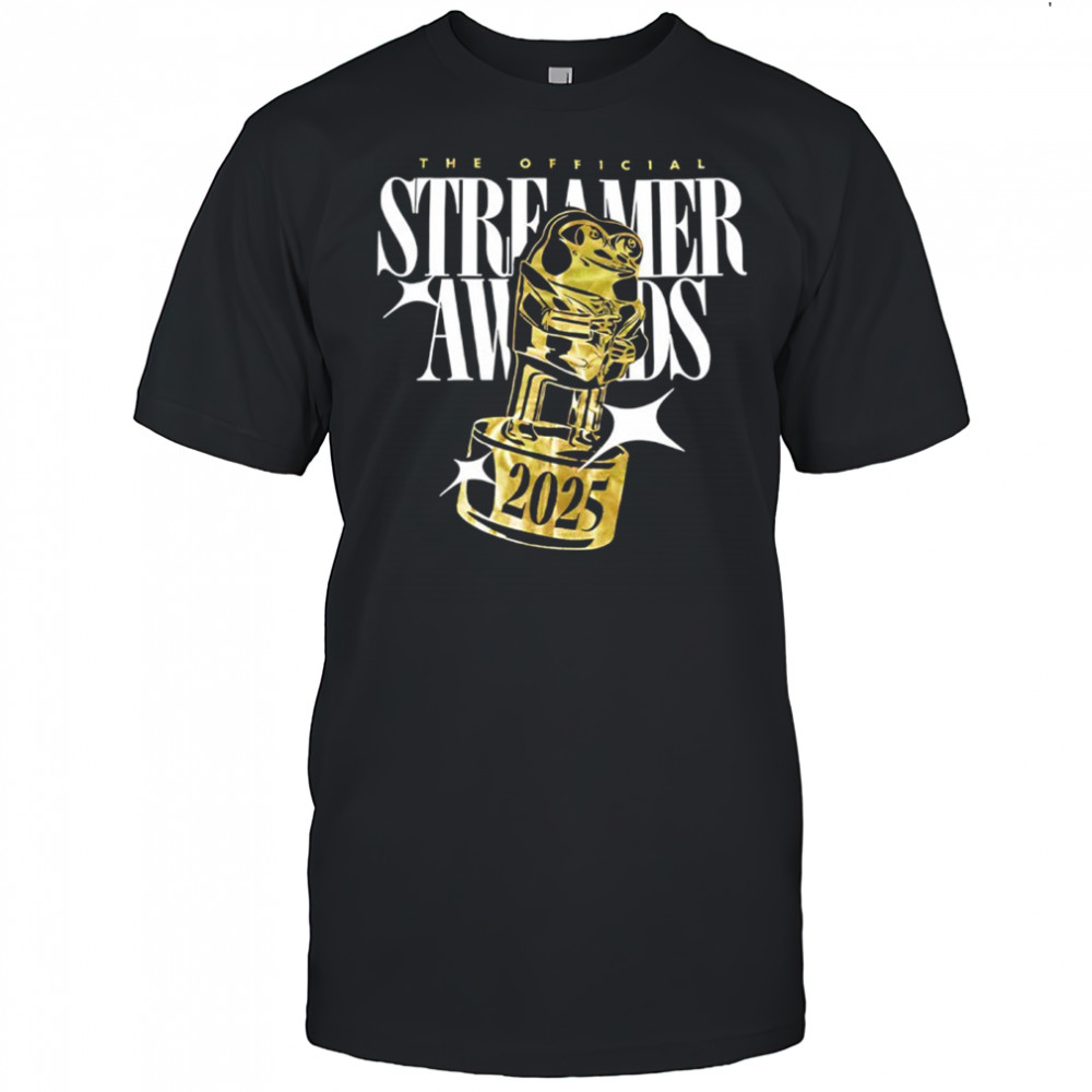 The official streamer awards 2025 shirt