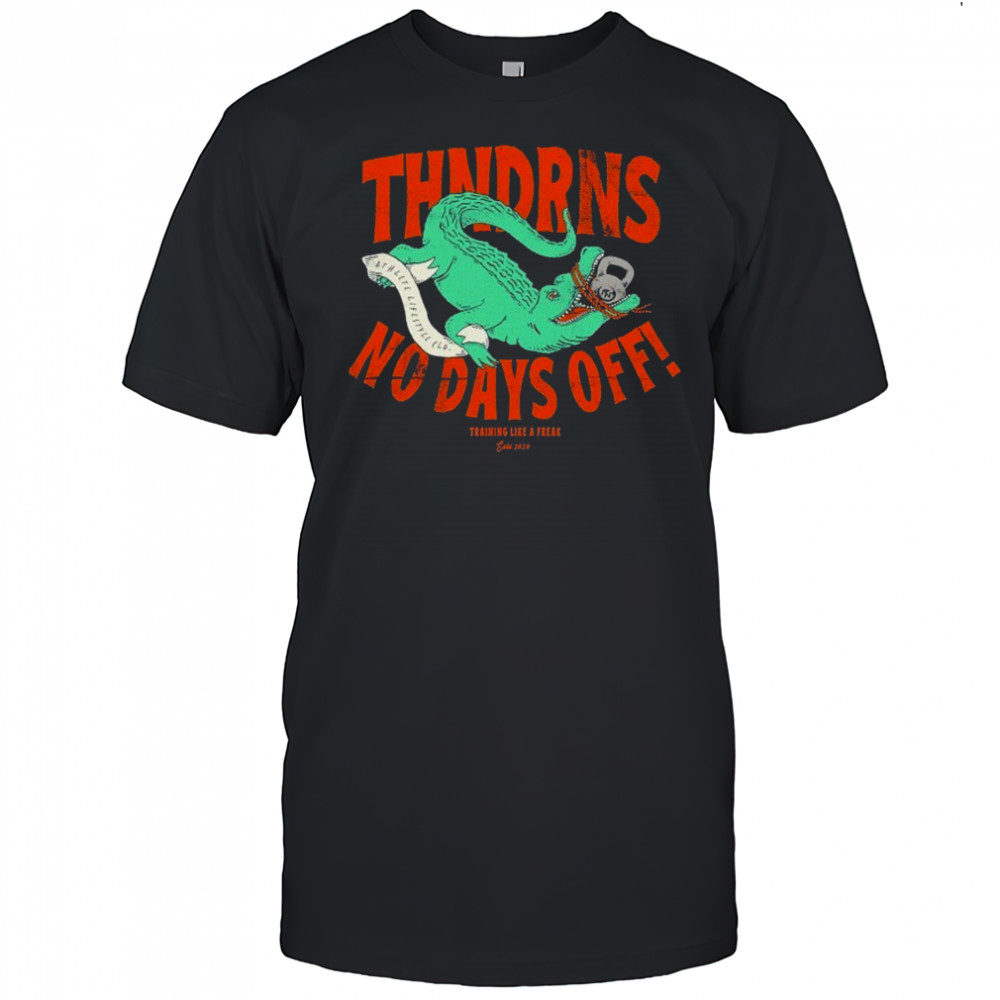 Thundernoise No Days Off Gator T-shirt