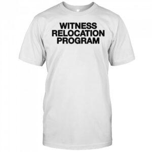 Witness Relocation Program in white shirt
